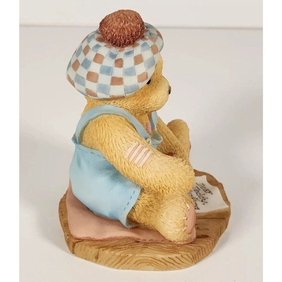 Cherished Teddies 476390 Far Apart Special Place Heart Kyle Bear Figurine 1998 - Picture 5 of 5